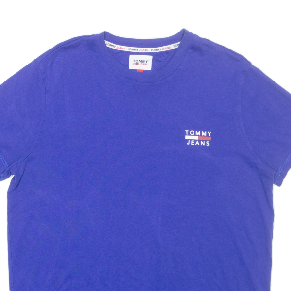 TOMMY HILFIGER Mens T-Shirt Blue XL Cheap