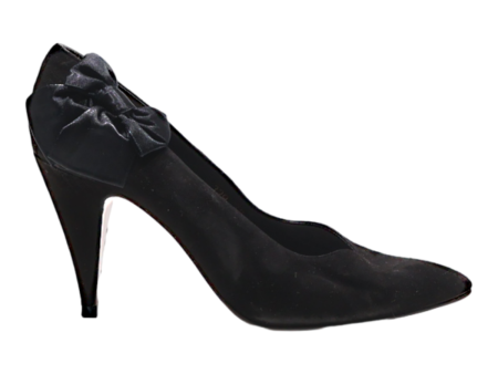 CHRISTOPHER HARTIAN Pump Heels Black Suede Womens UK 5 For Sale