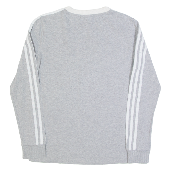 ADIDAS Womens T-Shirt Grey Long Sleeve UK 8 Discount