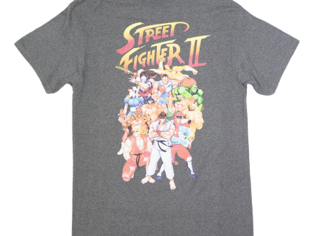 STREET FIGHTER Street Fighter 2 Mens T-Shirt Grey M Discount