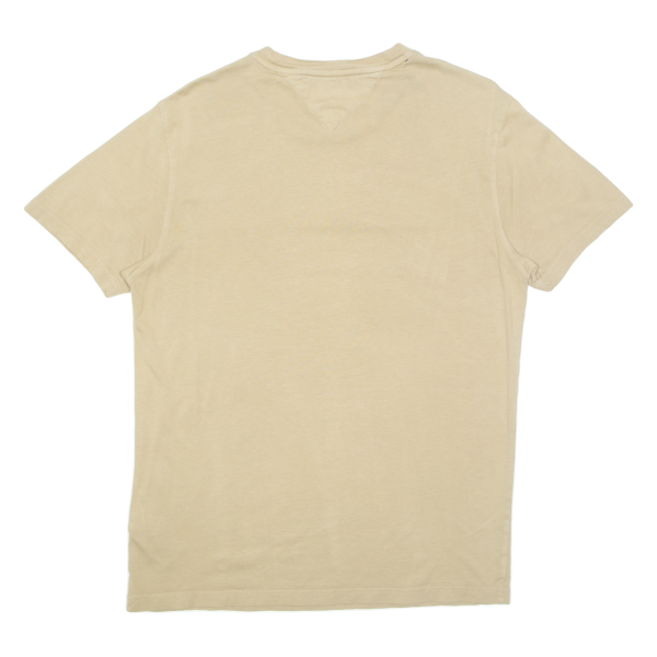 TOMMY HILFIGER Mens T-Shirt Brown S Online Hot Sale