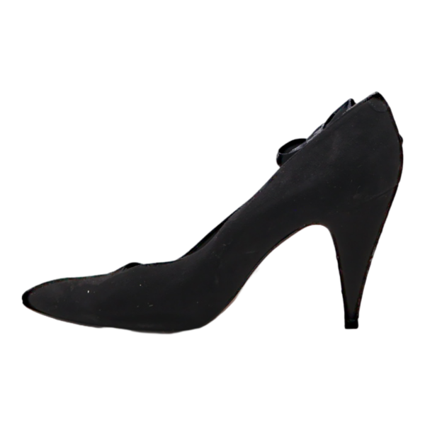 CHRISTOPHER HARTIAN Pump Heels Black Suede Womens UK 5 For Sale