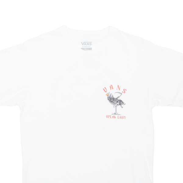 VANS Grim Reaper Mens T-Shirt White S Online Hot Sale