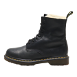 DR MARTENS 1460 Serena Lace-Up Boots Black Leather Womens UK 7 on Sale