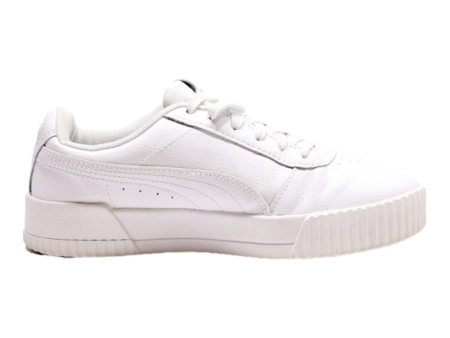 PUMA Damen Sneaker Trainers White Leather Womens UK 4 Online Hot Sale