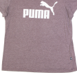 PUMA Womens T-Shirt Maroon L For Discount