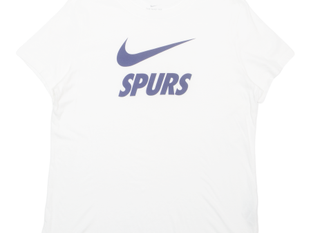 NIKE Spurs Mens T-Shirt White L Discount