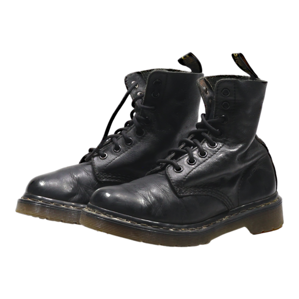 DR MARTENS 1460 Pascal Lace-Up Boots Black Leather Womens UK 3 Online Sale