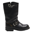 HARLEY DAVIDSON High Boots Black Leather Womens UK 5 Online Sale