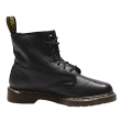 DR MARTENS 1460 Lace-Up Boots Black Leather Mens UK 8 Discount