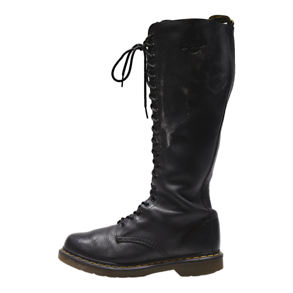 DR MARTENS 1B60 High Boots Black Leather Womens UK 7 Supply