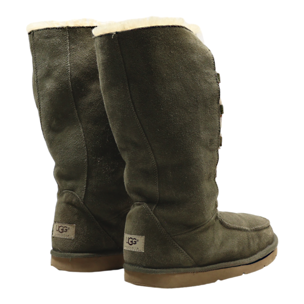 UGG High Boots Green Suede Womens UK 5.5 For Sale