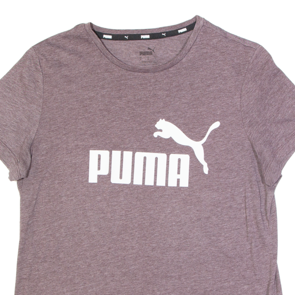 PUMA Womens T-Shirt Maroon L For Discount