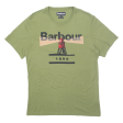 BARBOUR Mens T-Shirt Green M Fashion