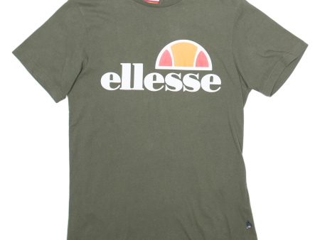 ELLESSE Mens T-Shirt Green XS Discount