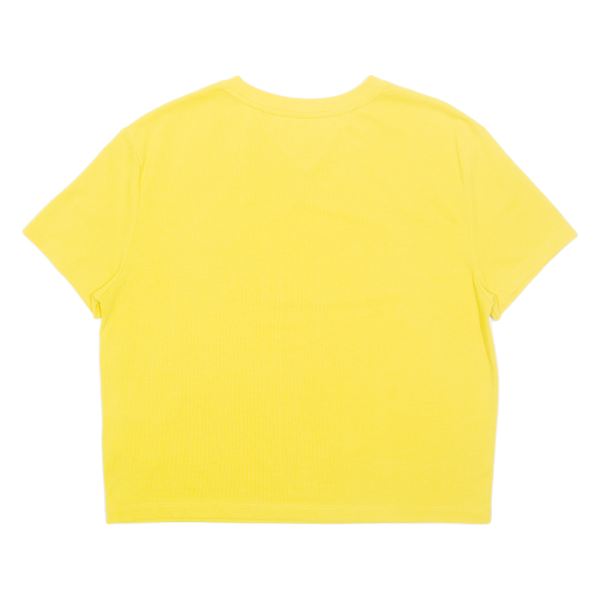 TOMMY HILFIGER Cropped Womens T-Shirt Yellow L Online