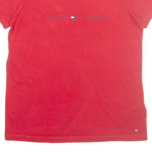 TOMMY HILFIGER Mens T-Shirt Red M Online