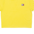 TOMMY HILFIGER Cropped Womens T-Shirt Yellow L Online