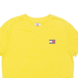 TOMMY HILFIGER Cropped Womens T-Shirt Yellow L Online