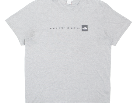 THE NORTH FACE Mens T-Shirt Grey L Supply