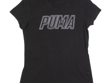 PUMA Womens T-Shirt Black S Online