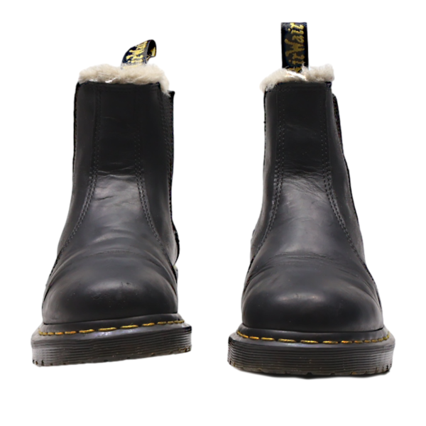 DR MARTENS 2976 Leonore Chelsea Boots Black Leather Womens UK 4 For Cheap