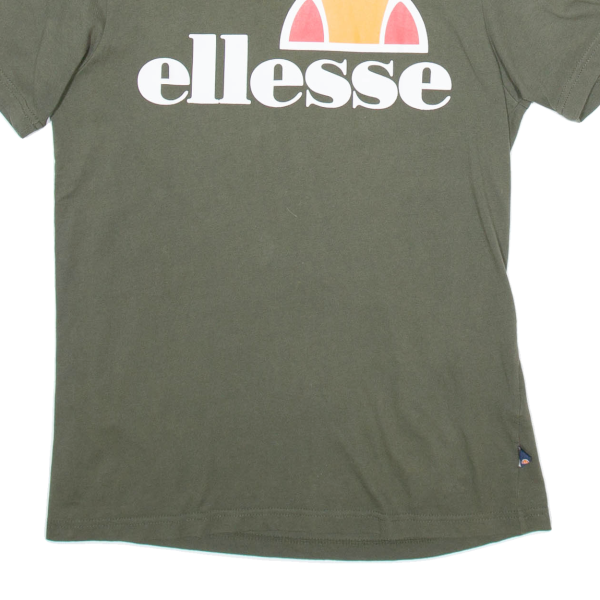 ELLESSE Mens T-Shirt Green XS Discount