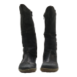 EL NATURALISTA High Boots Black Leather Womens UK 4 For Cheap