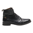 LEVI S Lace-Up Boots Black Leather Mens UK 11 Discount