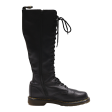 DR MARTENS 1B60 High Boots Black Leather Womens UK 7 Supply