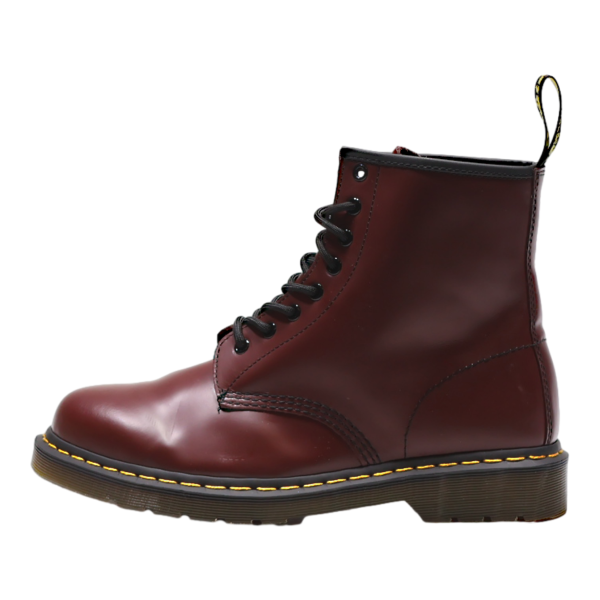 DR MARTENS 1460 Lace-Up Boots Maroon Leather Mens UK 9 Hot on Sale