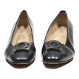 FERRAGAMO Heeled Ballet Shoes Black Leather Womens UK 6.5 Supply