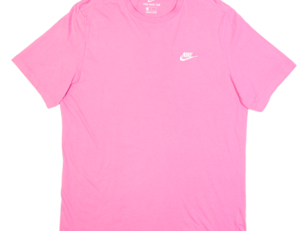 NIKE Womens T-Shirt Pink L Sale