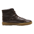 HOGAN Brogue High Top Trainers Brown Leather Mens UK 7 on Sale