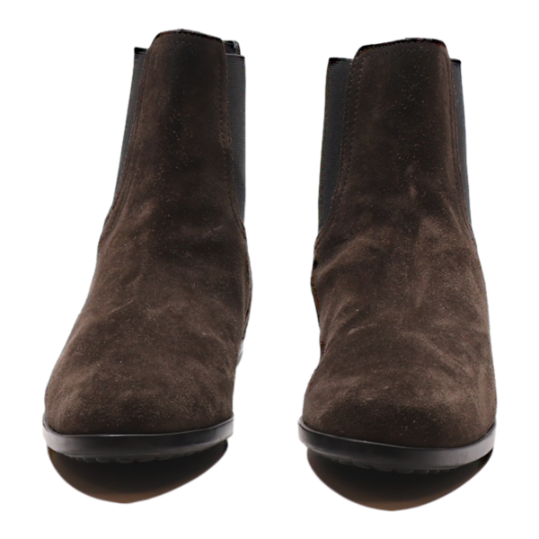 TODS Chelsea Boots Brown Leather Womens UK 4 Online