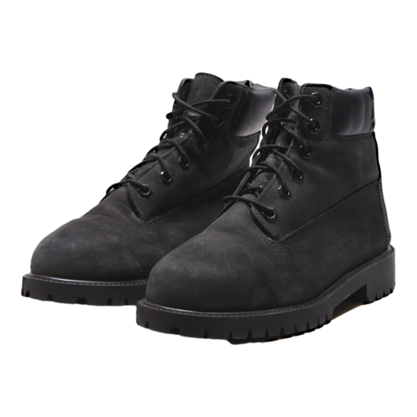 TIMBERLAND Lace-Up Boots Black Leather Mens UK 5.5 Supply