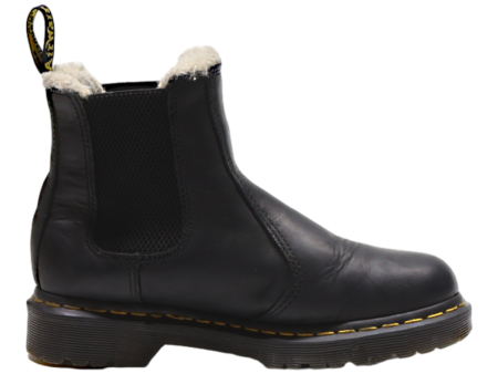 DR MARTENS 2976 Leonore Chelsea Boots Black Leather Womens UK 4 For Cheap