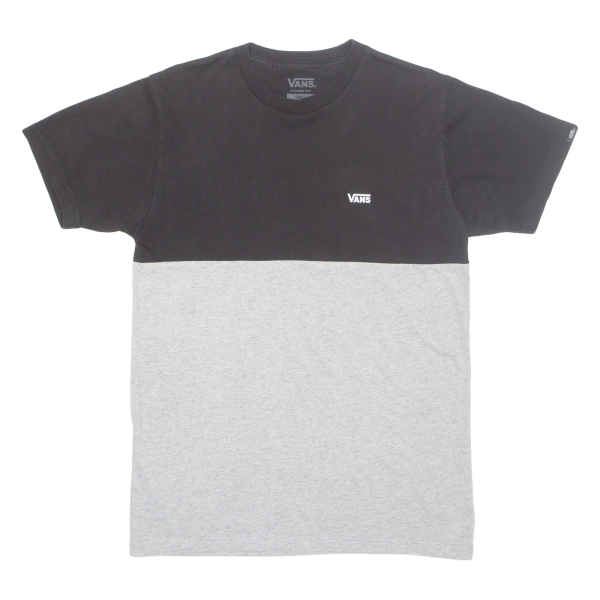 VANS Mens T-Shirt Grey S Online Sale