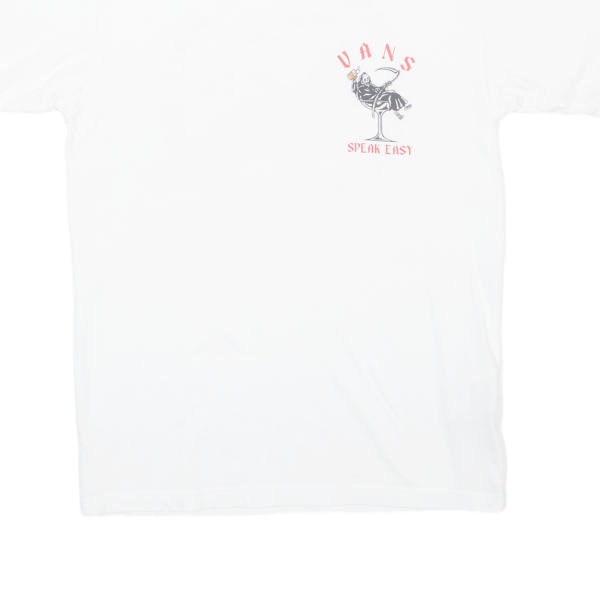 VANS Grim Reaper Mens T-Shirt White S Online Hot Sale