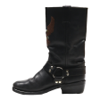 HARLEY DAVIDSON High Boots Black Leather Mens UK 7 Online Hot Sale