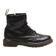 DR MARTENS 1460 Vegan Lace-Up Boots Black Leather Girls UK 3 Discount