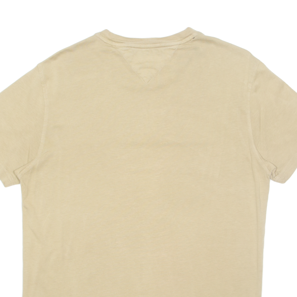 TOMMY HILFIGER Mens T-Shirt Brown S Online Hot Sale