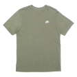 NIKE Mens T-Shirt Green M Supply