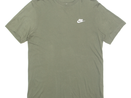 NIKE Mens T-Shirt Green M Supply