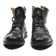 LEVI S Lace-Up Boots Black Leather Mens UK 11 Discount