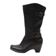 EL NATURALISTA Riding Boots Black Leather Womens UK 5 Online Sale