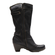 EL NATURALISTA Riding Boots Black Leather Womens UK 5 Online Sale