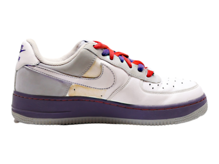 NIKE Air Force 1 Platform Trainers White Leather Womens UK 5.5 Hot on Sale