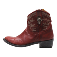 OLD GRINGO Cowboy Boots Red Leather Womens UK 8 Discount