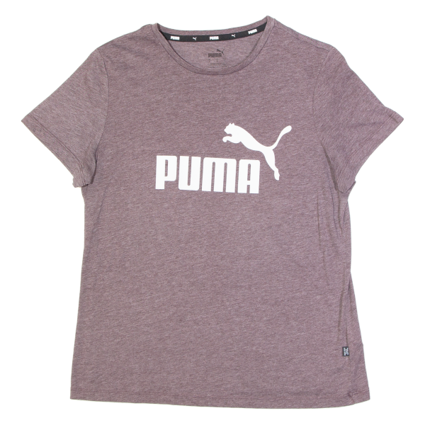 PUMA Womens T-Shirt Maroon L For Discount